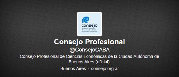 Siga en Twitter al Consejo @ConsejoCABA 