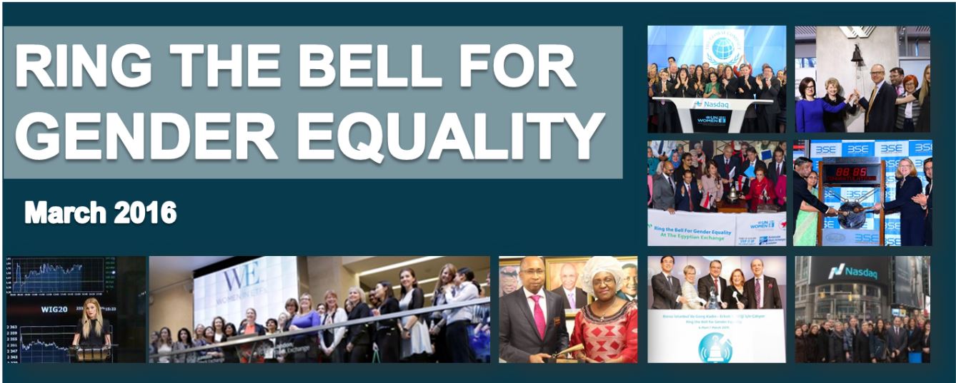 Ring the Bell for Gender Equality 2016